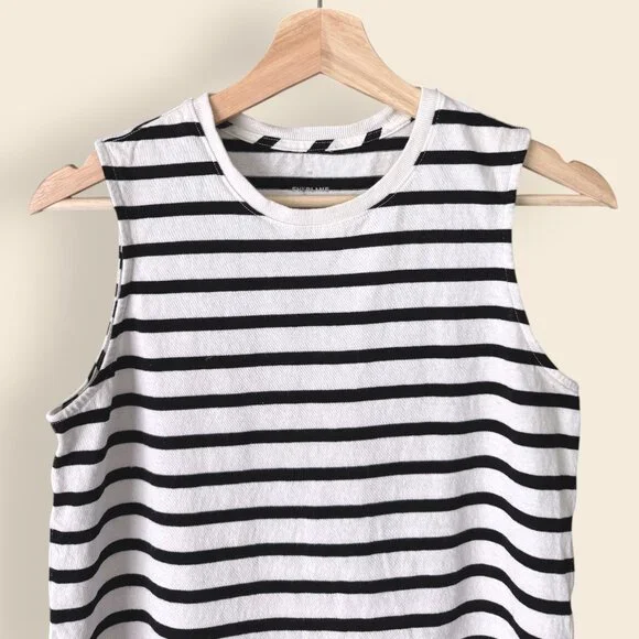 Everlane The Mariner Tank Breton Stripe Size XS New Without Tags - Picture 3 of 4